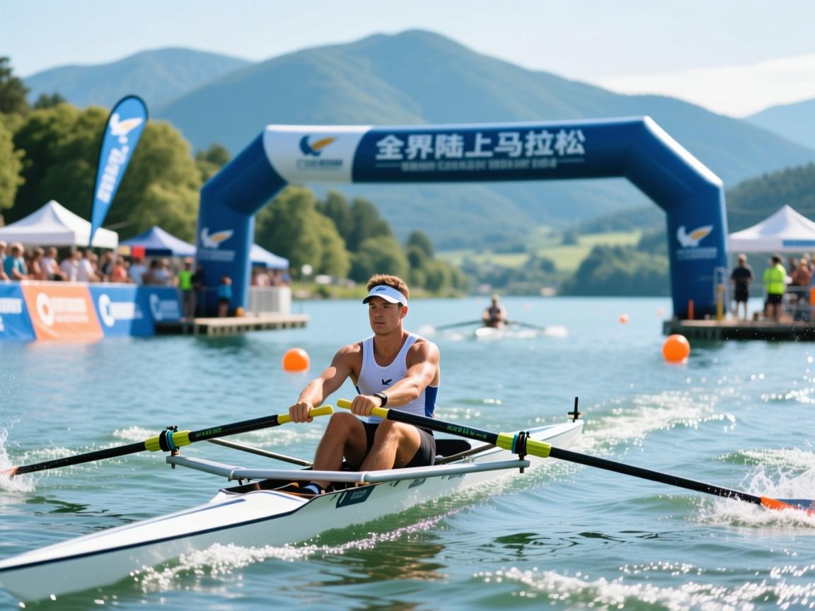 db真人官网-湖畔激情澎湃，轻艇马拉松开赛在即，全世界陆上赛艇马拉松划得最快的人